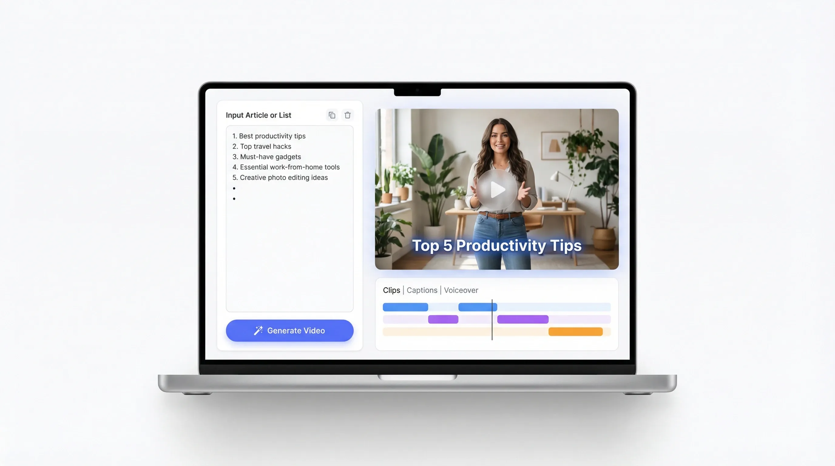 AI Listicle Video Generator