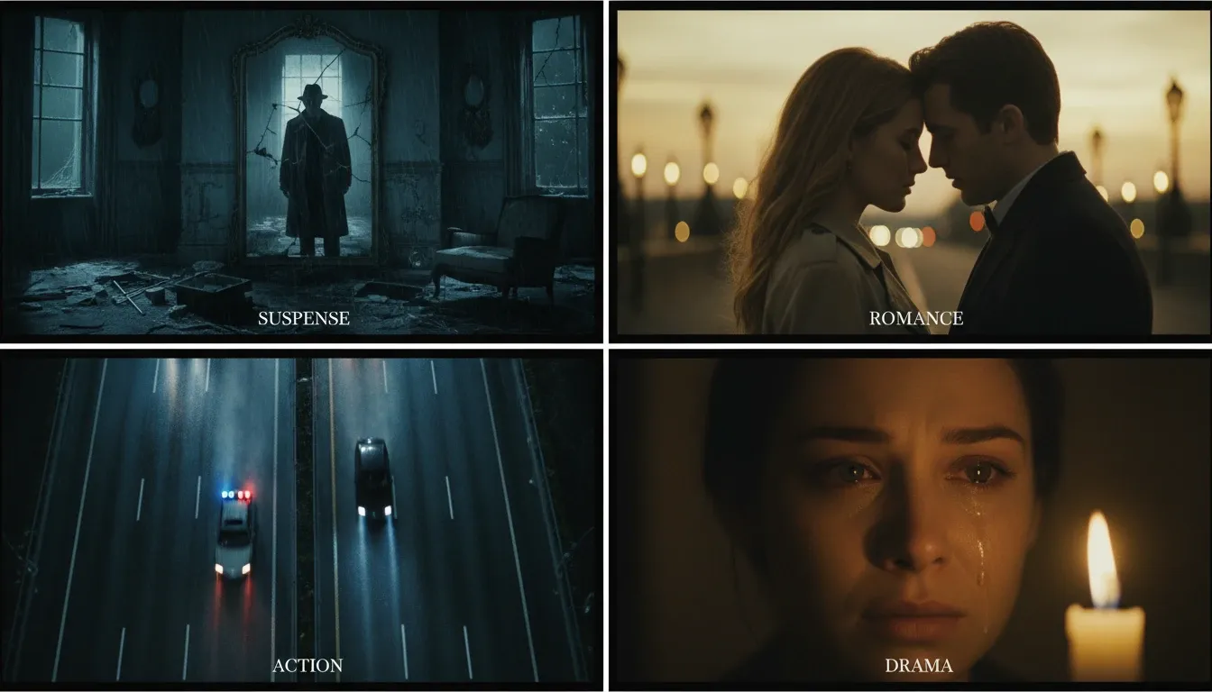 أنواع الأفلام لتحقيق أقصى تأثير درامي