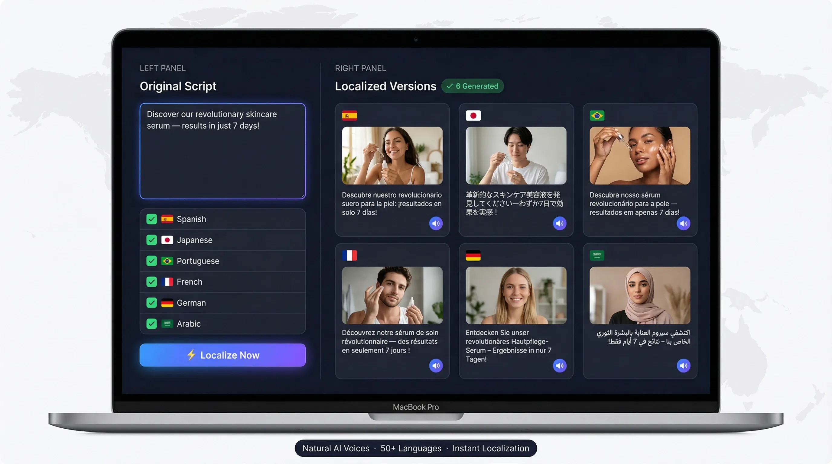Reach Global Markets with Multi-Language Support