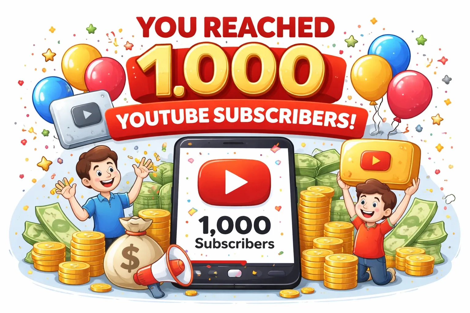 YouTube içerik oluşturucusu 1.000 aboneye ulaşmanın dönüm noktasını kutluyor