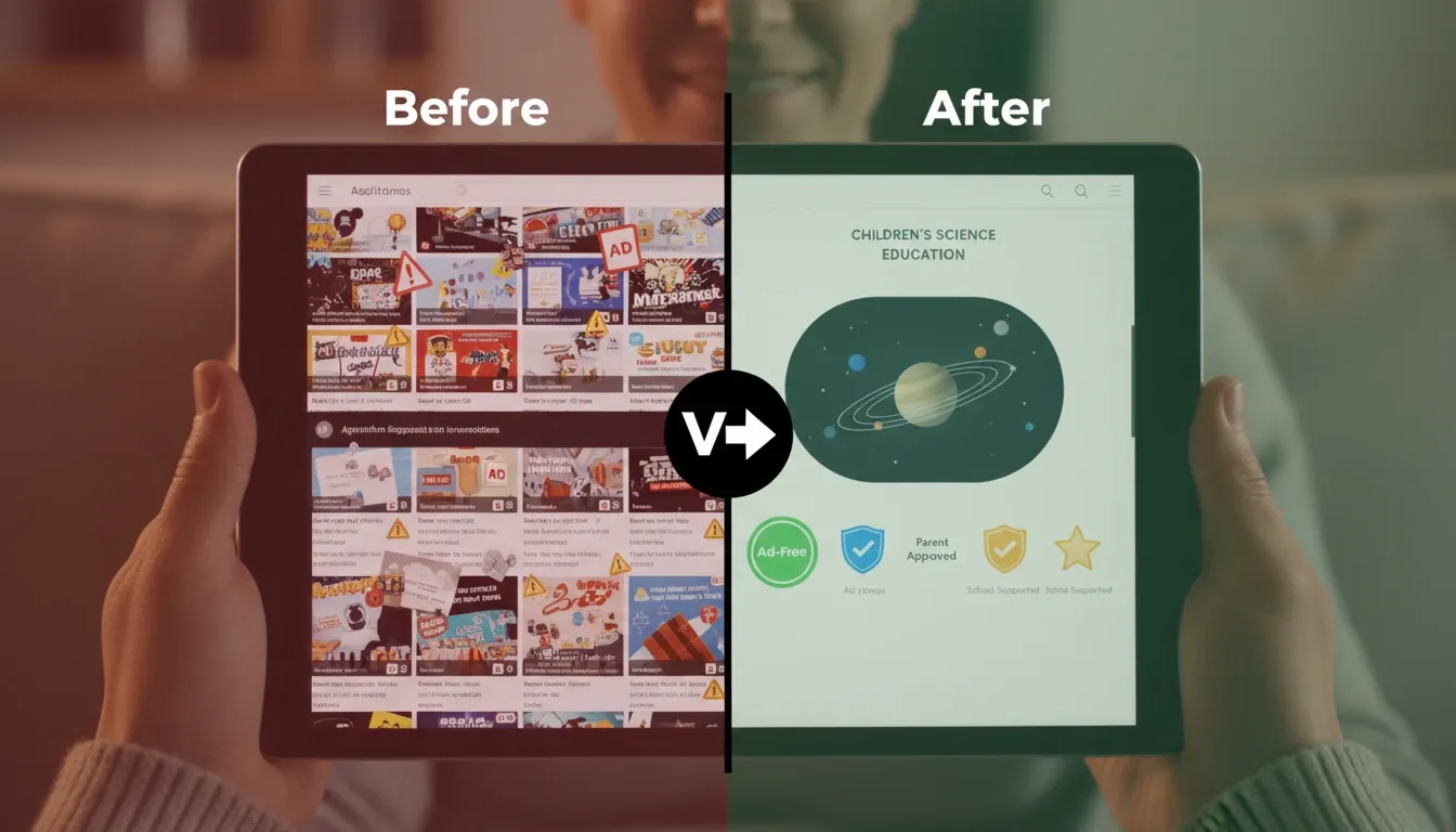 Safe and Ad-Free Educational Content