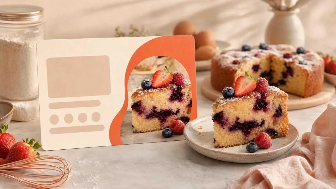 Food styling que combina com a receita