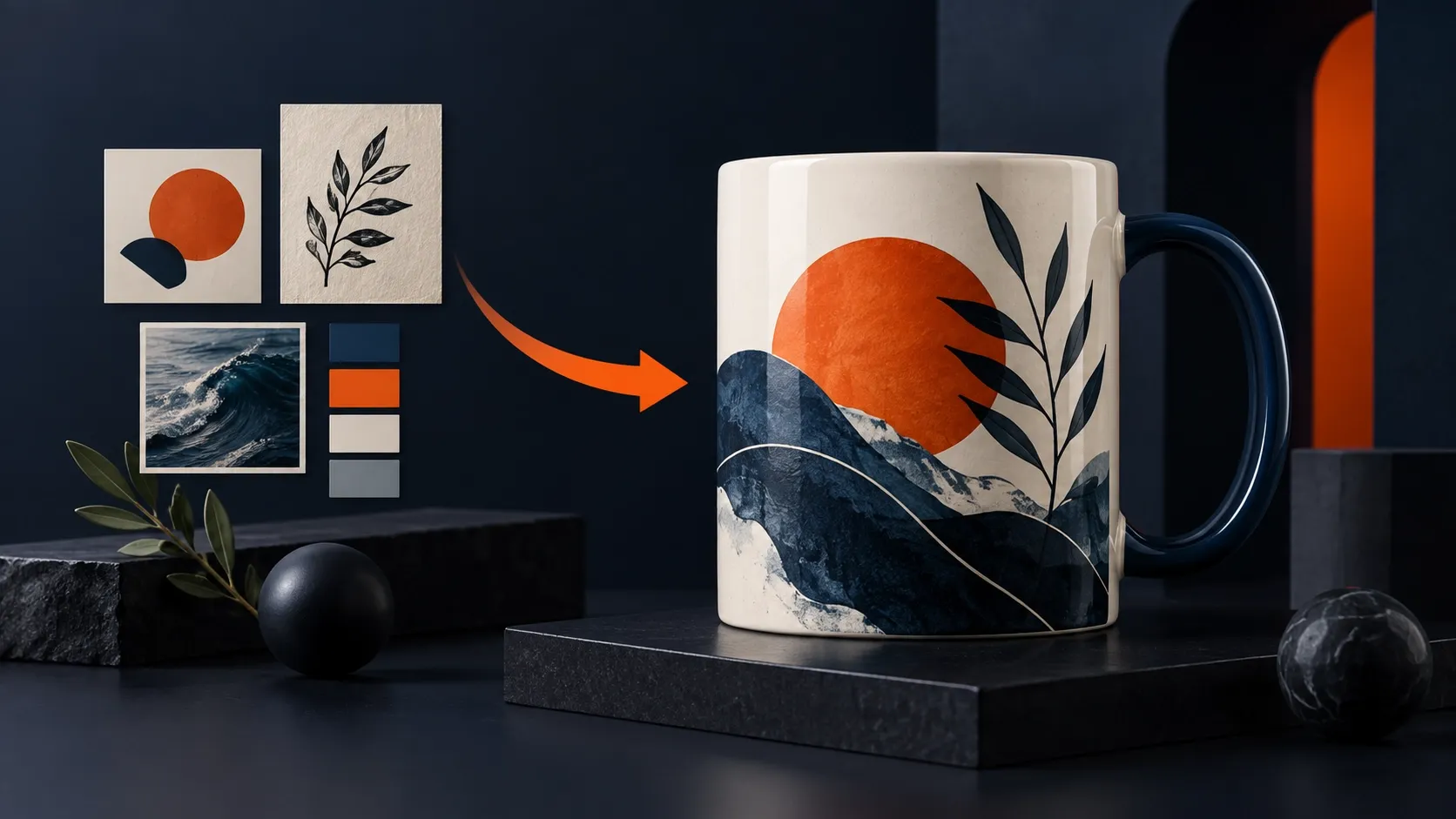 Turn Idea Into Polished Mug Artwork in Seconds