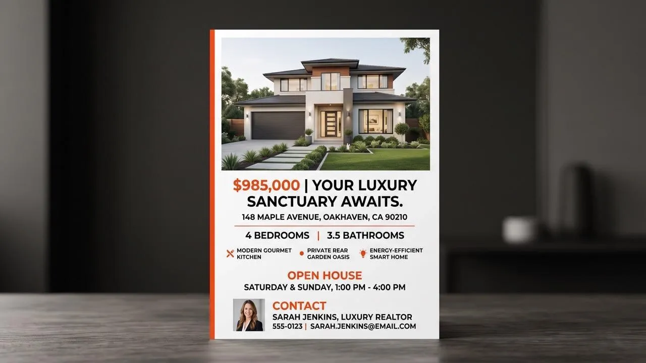 Create a Real Estate Flyer That Sells the Strongest Detail