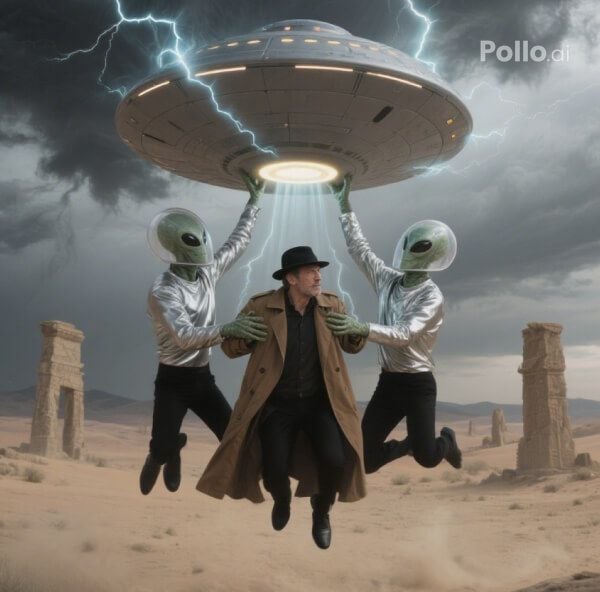 Expérience immersive d'enlèvement extraterrestre
