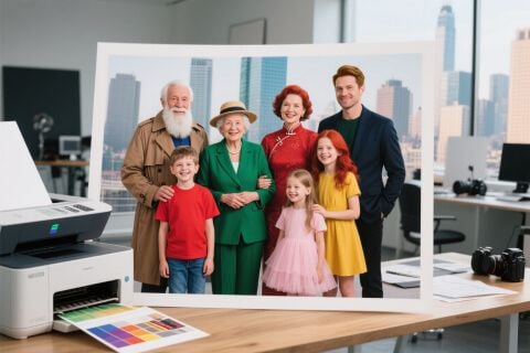 Vivid Family Portrait Prints