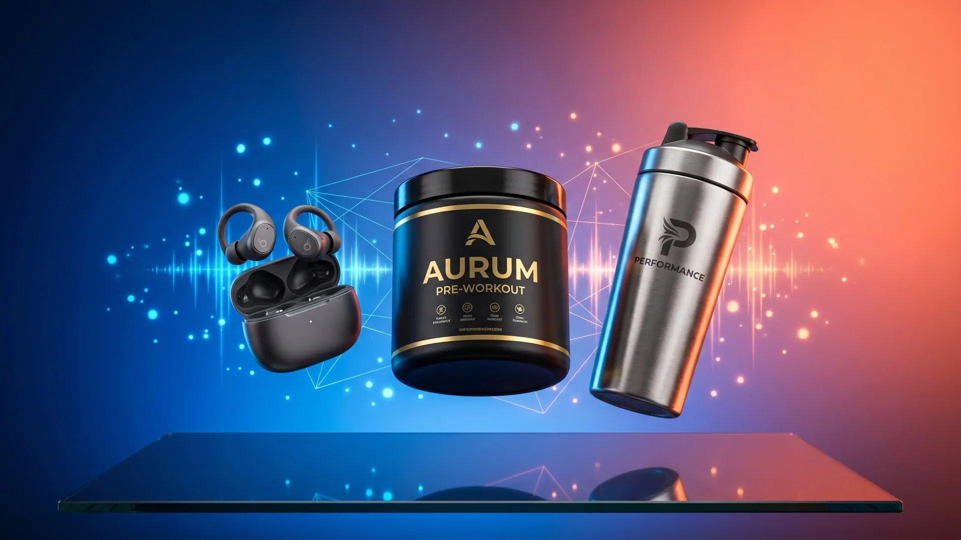Annoncer for fitnessprodukter