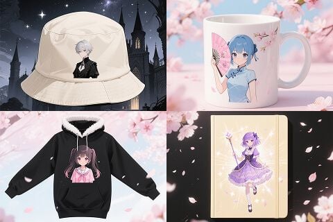High-Clarity Manga Prints