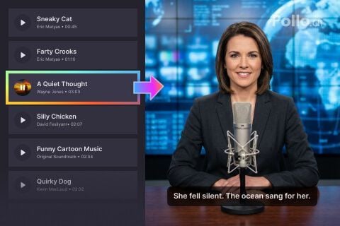 Auto-Captions & Studio Music