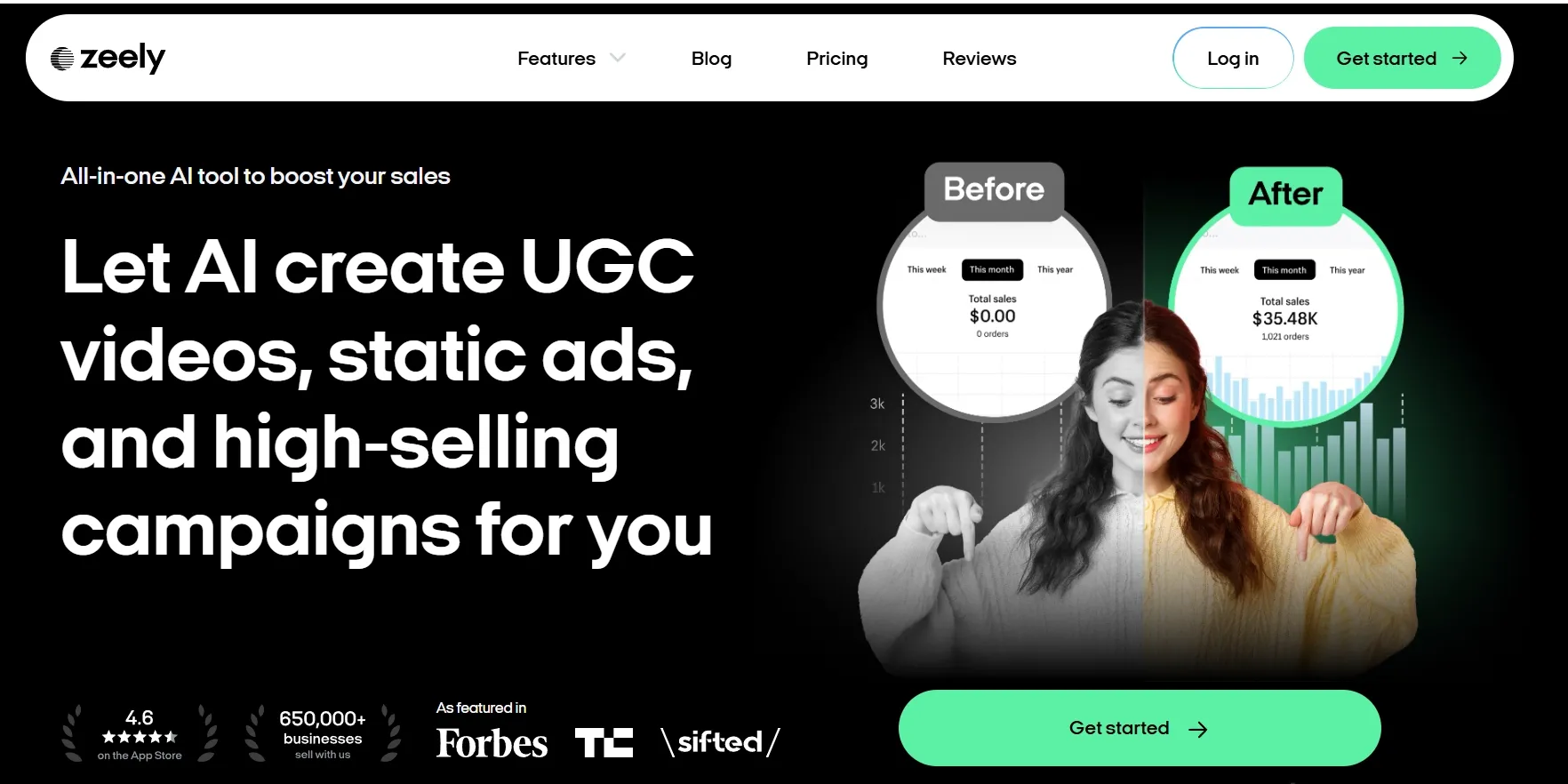 Ein KI-Tool zur Erstellung von UGC-Videos und Werbekampagnen.