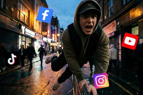 Progettato per contenuti social che bloccano lo scorrimento