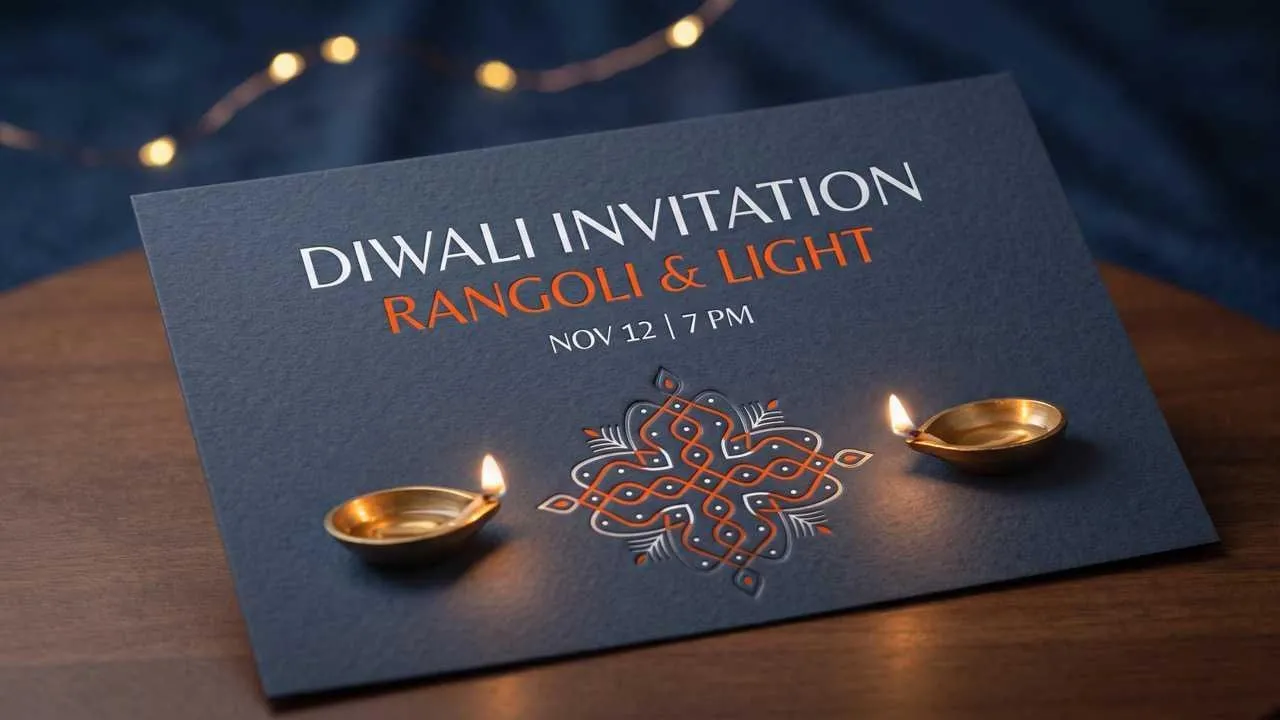 Rangoli, Diyas i światło z umiarem