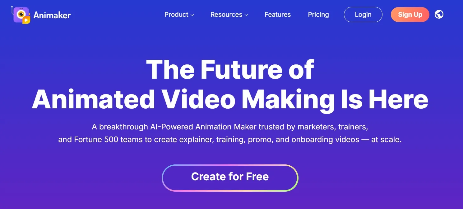 The future of animated video making with AI-powered tools for teams.