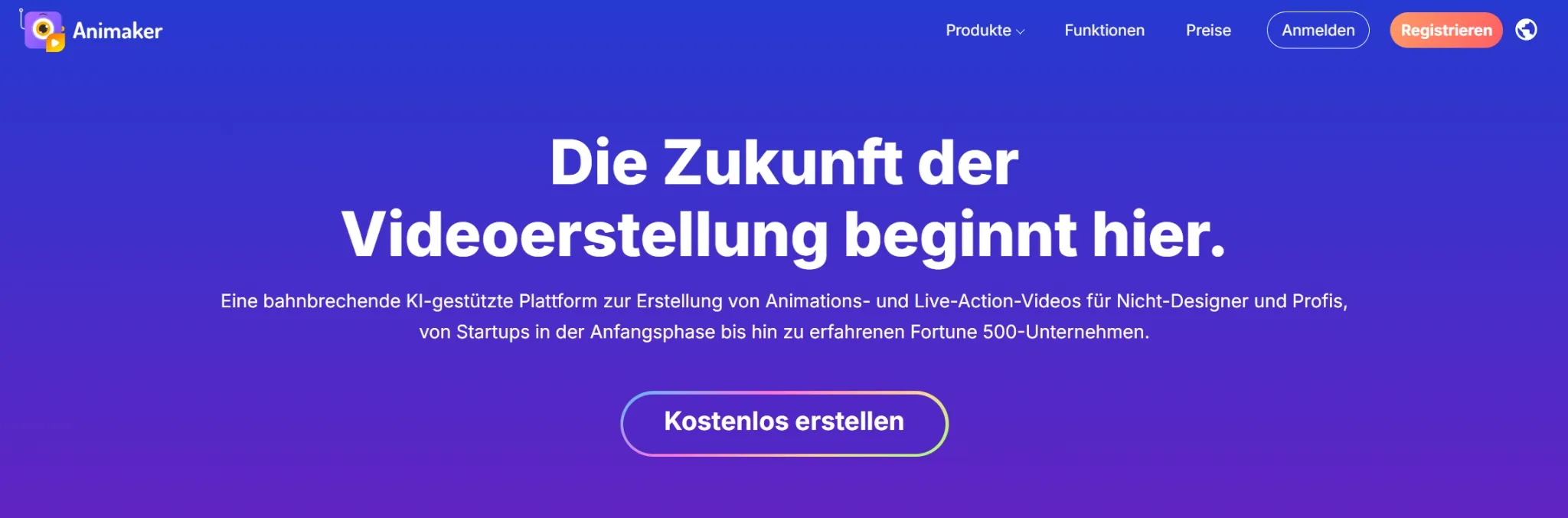 Die Zukunft der Videoerstellung beginnt hier mit einer KI-gestützten Plattform.