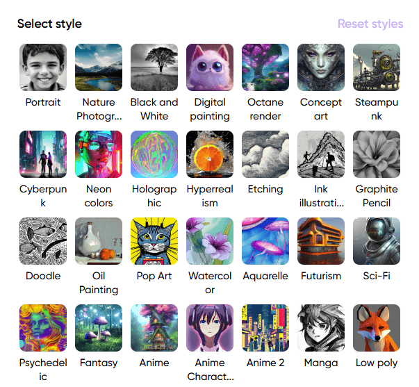 artstyles