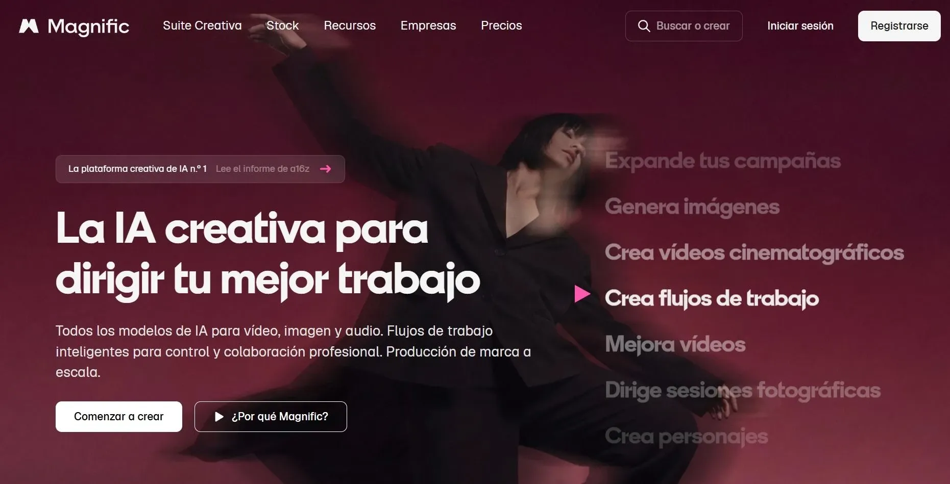 Captura de pantalla de Magnific