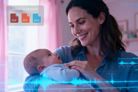 Conversion de documents en vidéos pour les instructions de garde d'enfants