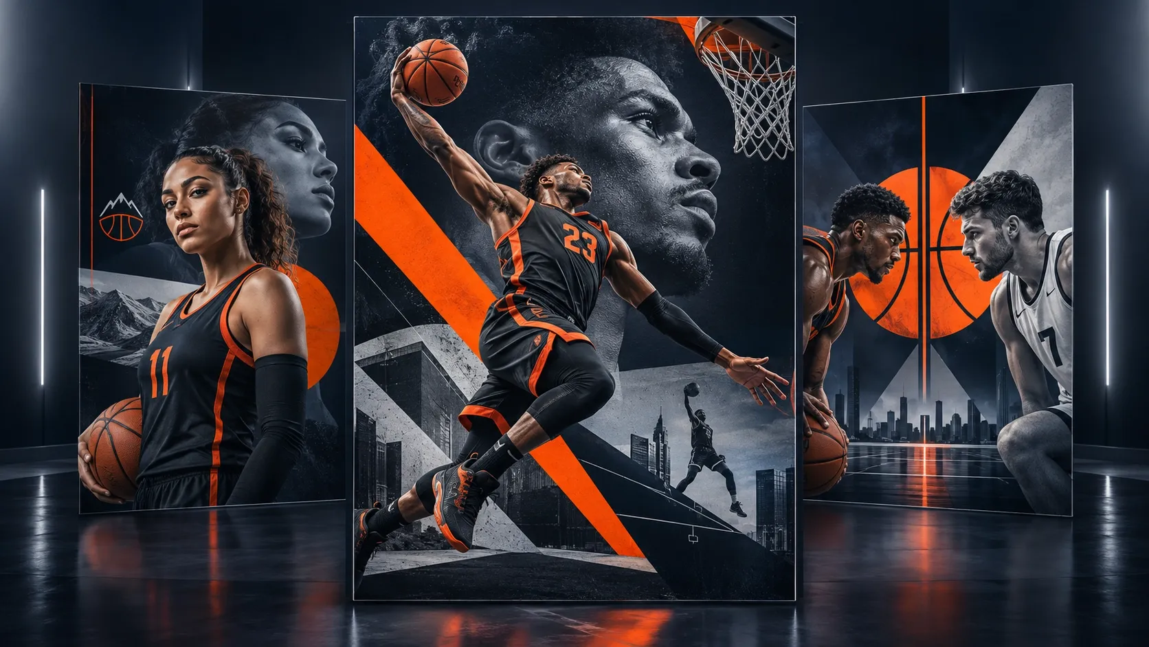 Create a Basketball Poster That Owns the Court