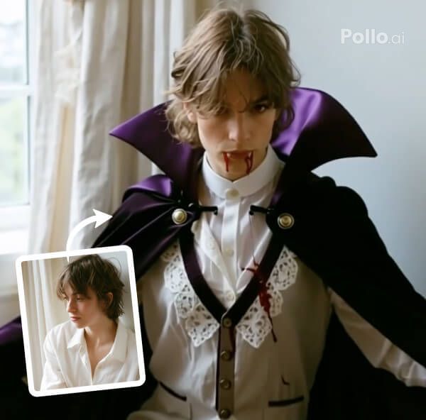 Become Royal Vampire Create Gothic Vampire Videos Pollo Ai