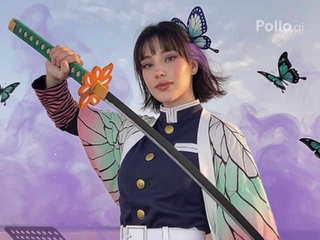 Shinobu Kocho de Demon Slayer conquista Instagram com cosplay fotográfico de cheerioche