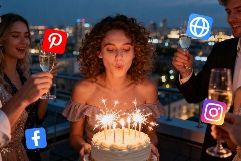 แชร์วิดีโอวันเกิดของคุณทางออนไลน์