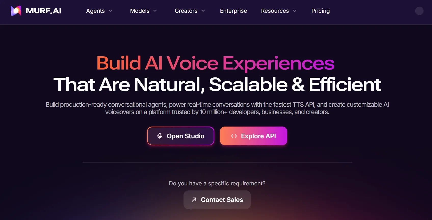 自然で拡張性が高く、効率的なAI音声体験を構築する。