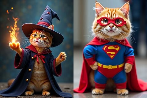 Crea immagini di gatti divertenti e condivisibili