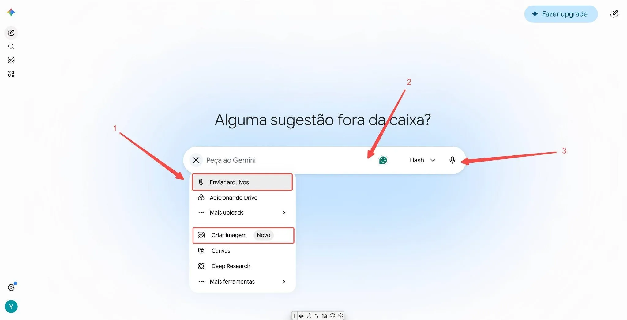 Como enviar foto e criar imagem no Gemini com prompt