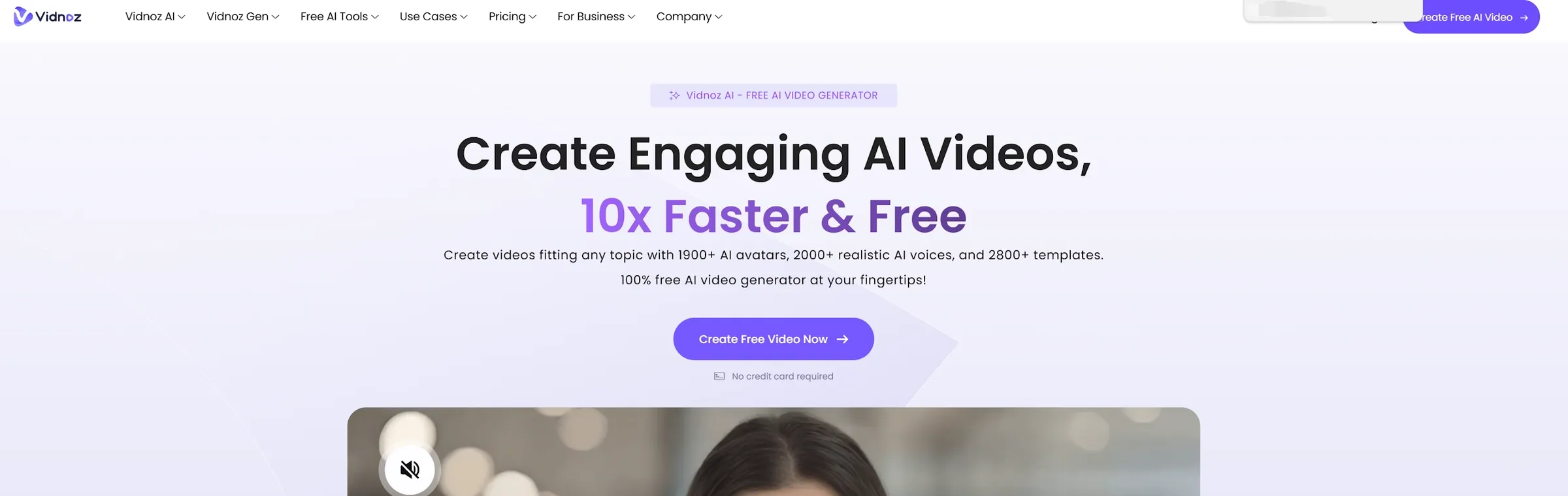 Create engaging AI videos quickly and for free with various templates and voices.