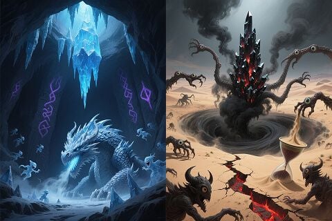 Eerie Dark Fantasy Scenes
