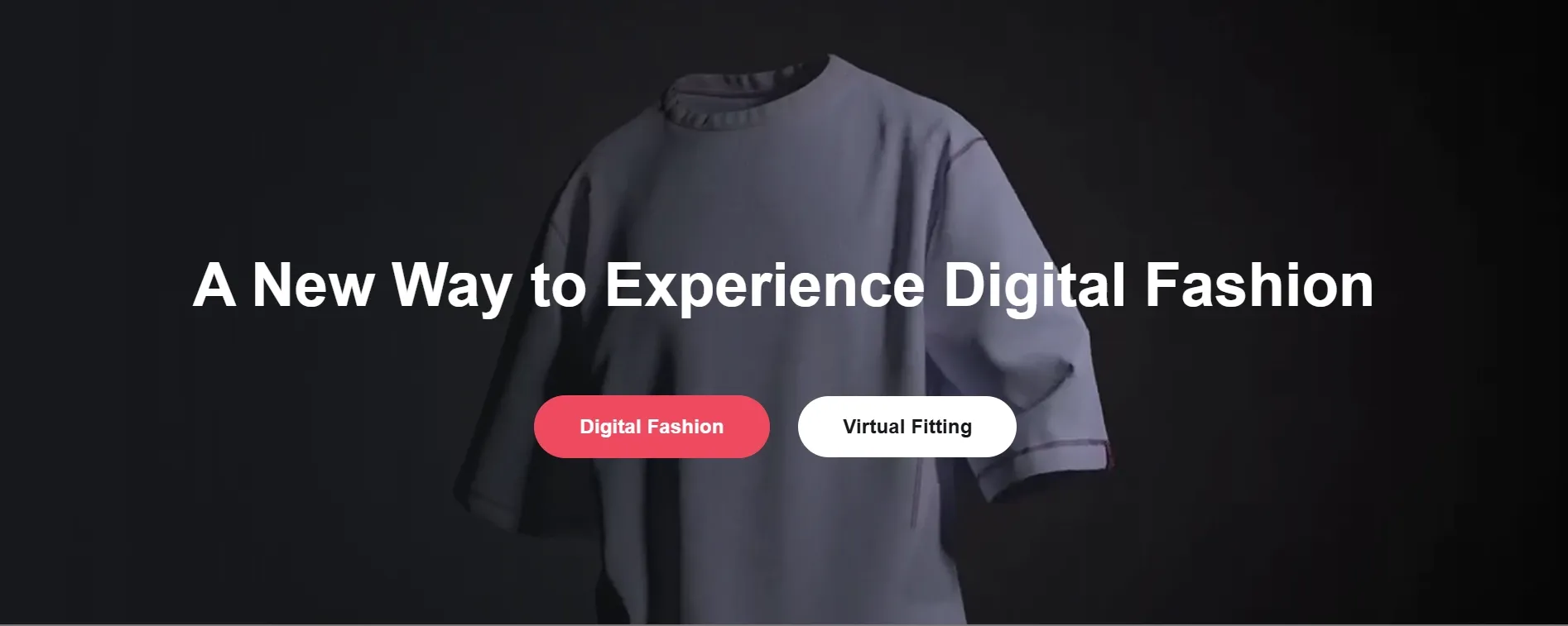 Ein digital präsentiertes Modekleidungsstück mit Optionen für digitale Mode und virtuelle Anprobe.