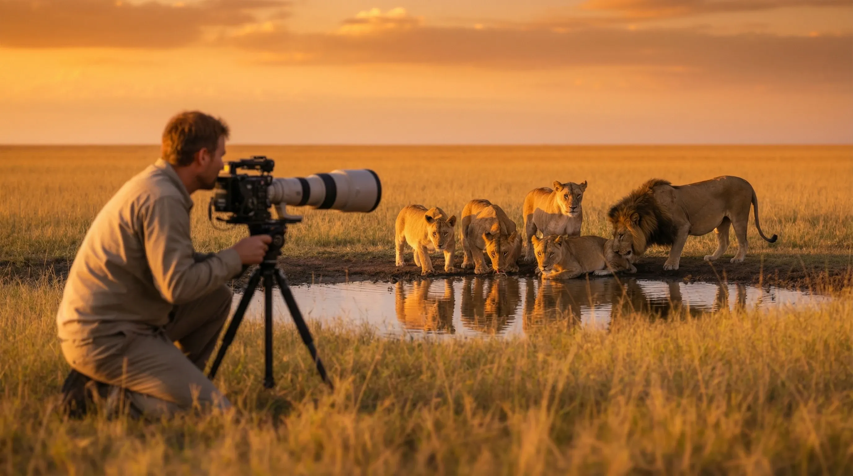 Natureza e Vida Selvagem Cinematográficas com Precisão