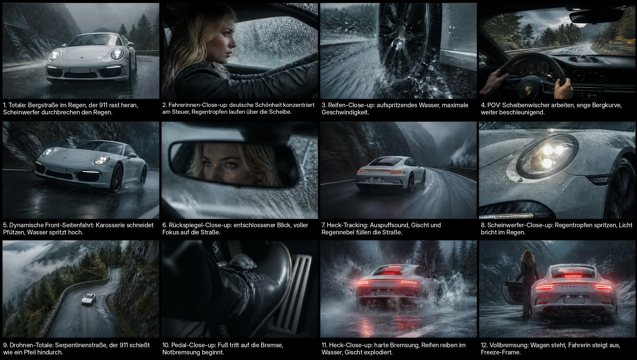 ein 15-Sekunden-Auto-Werbespot