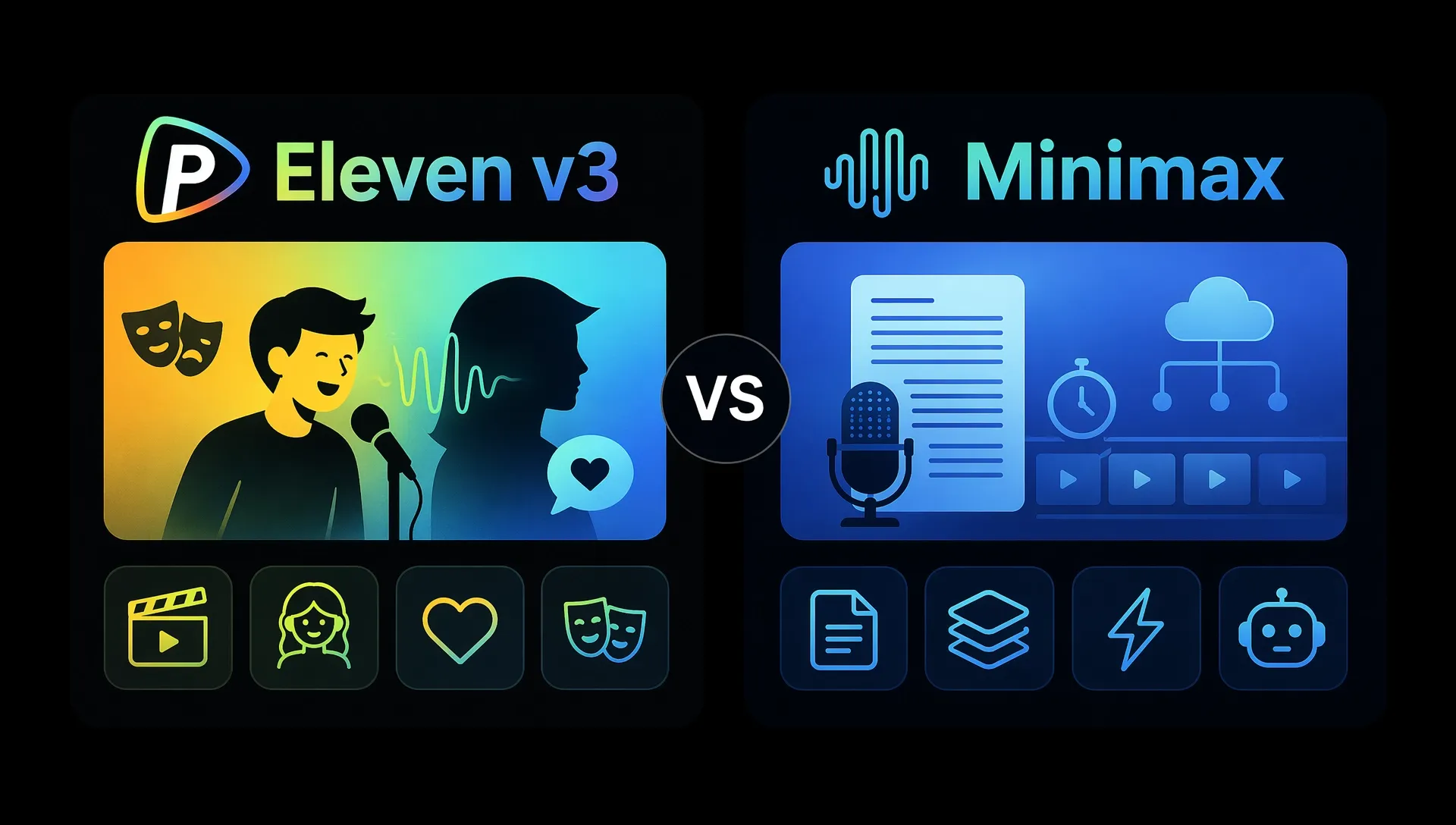 Eleven v3とMinimaxの比較を示すビジュアル