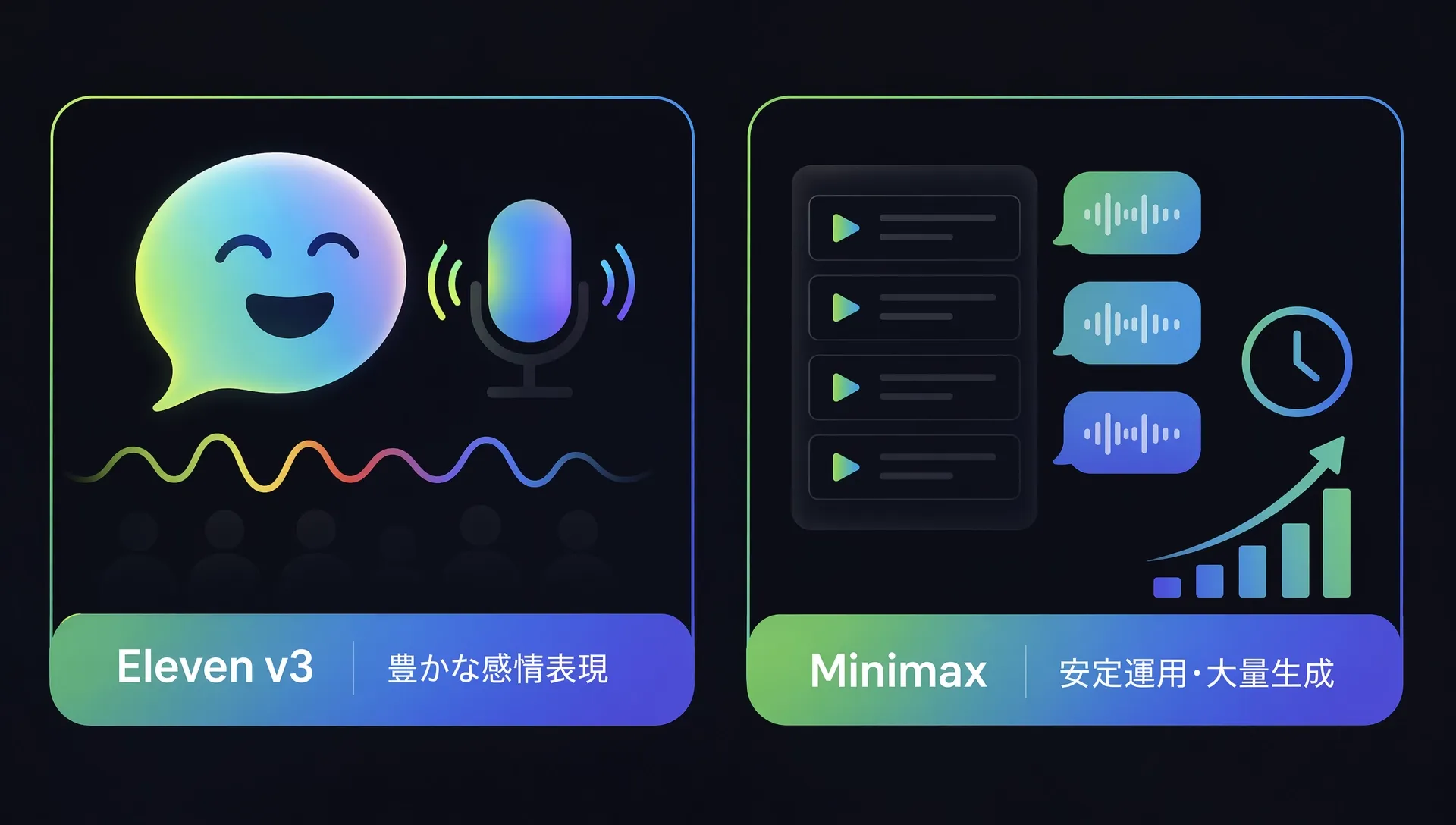 Eleven v3とMinimaxの機能を示すグラフィック