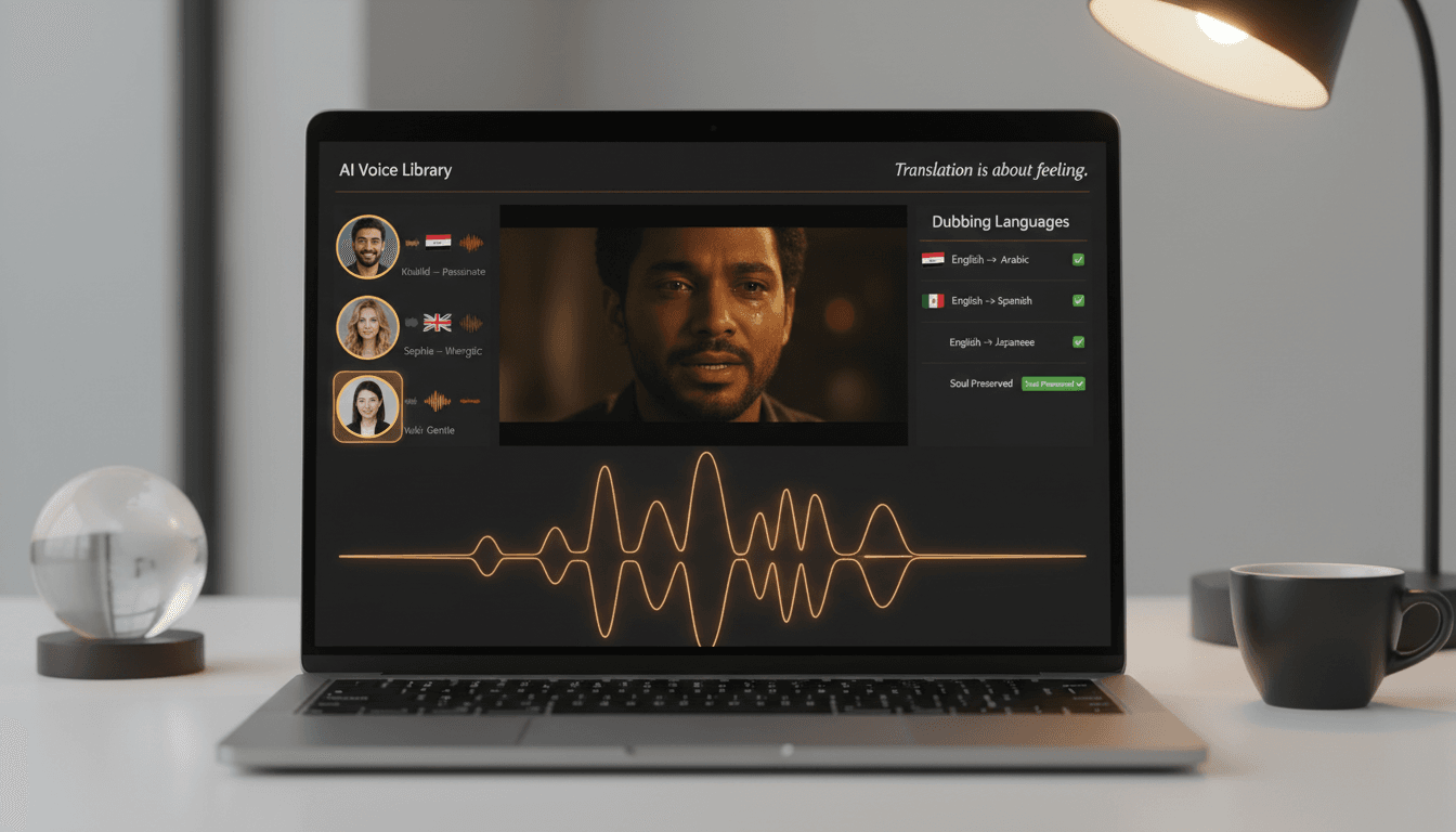 Emotion-Driven AI Dubbing for Stories