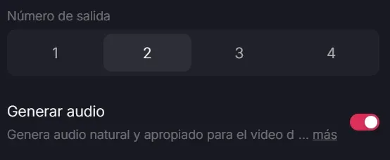 En n mero de salida, genera 2 o 3 versiones si quieres comparar hooks