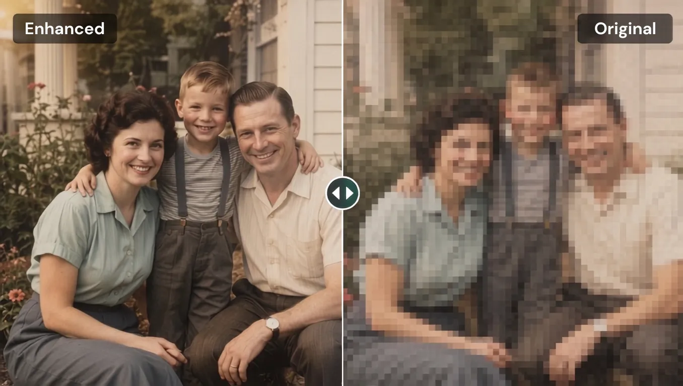 Haz que las fotos antiguas de tu familia sean más fáciles de ver con un solo clic.