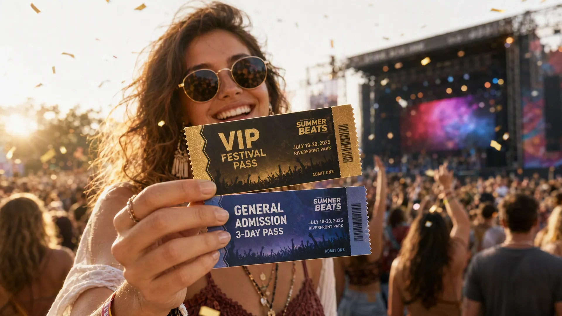 Personalize cada ingresso para uma experiência única