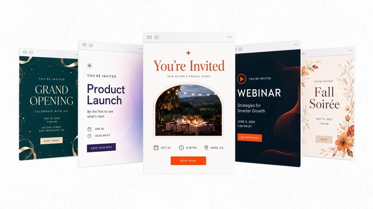Invitations par e-mail