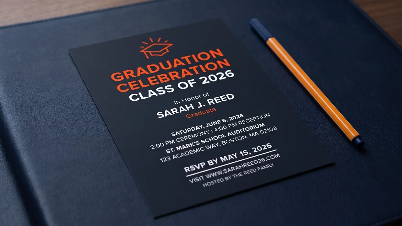 Keep Event Details Clear and Guest-Ready