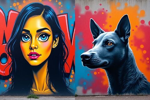 Dynamic Street Art Vibes