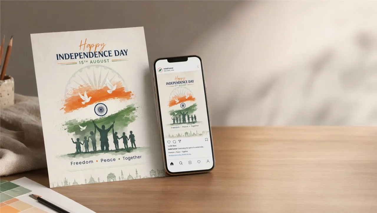 Create Socially Engaging Patriotic Greeting Photos