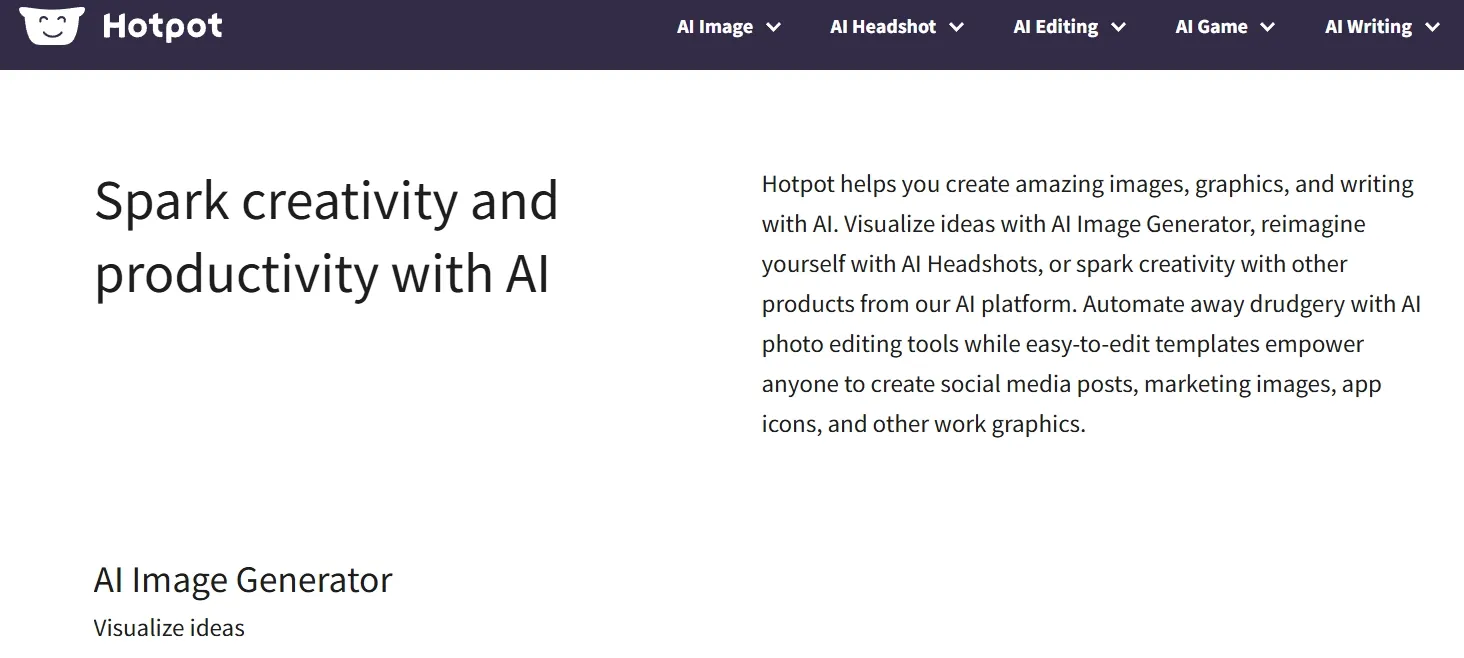 Interfaccia AI Hotpot