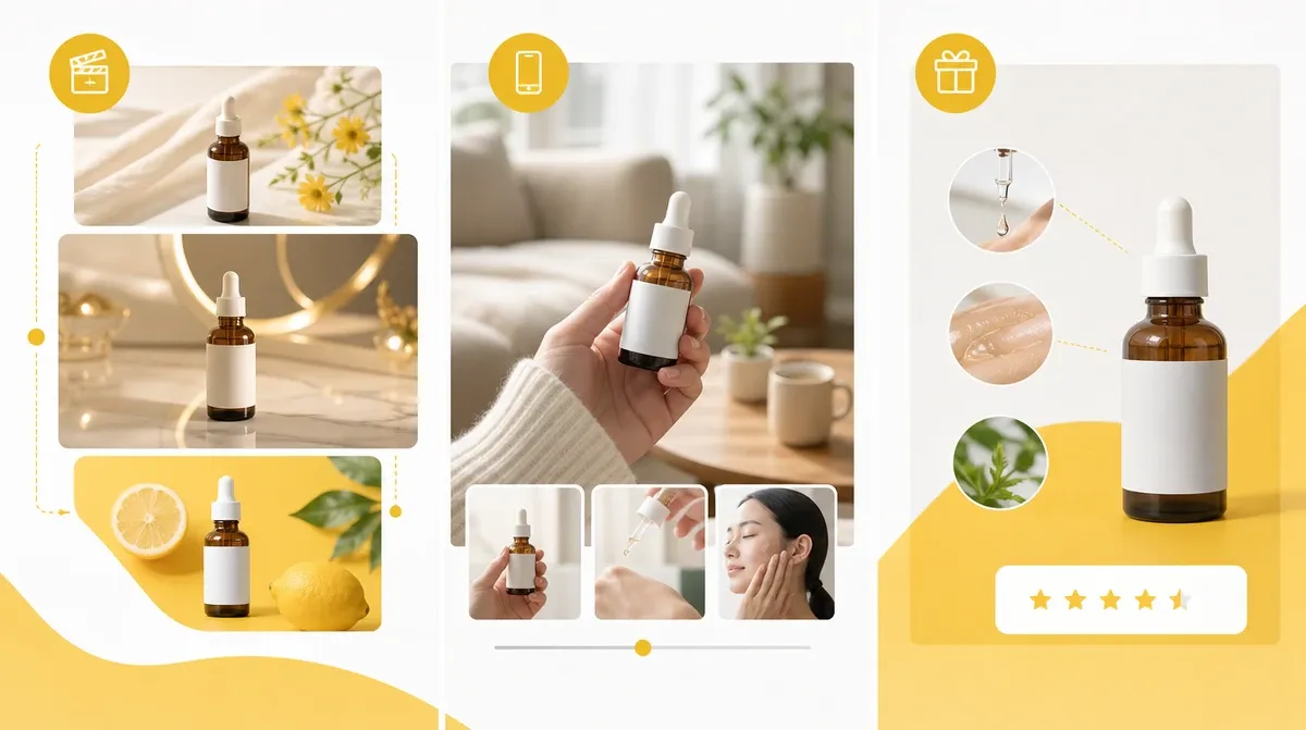 AIによる商品動画の背景切り替えと演出