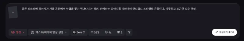 프롬프트 입력