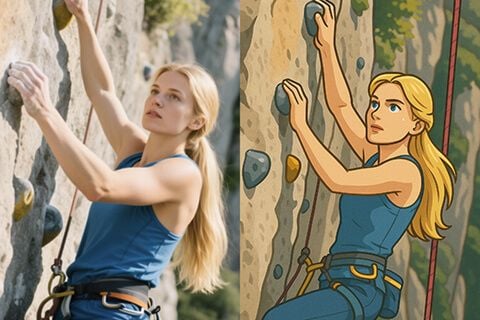Instant Photo to Cartoon Transformations