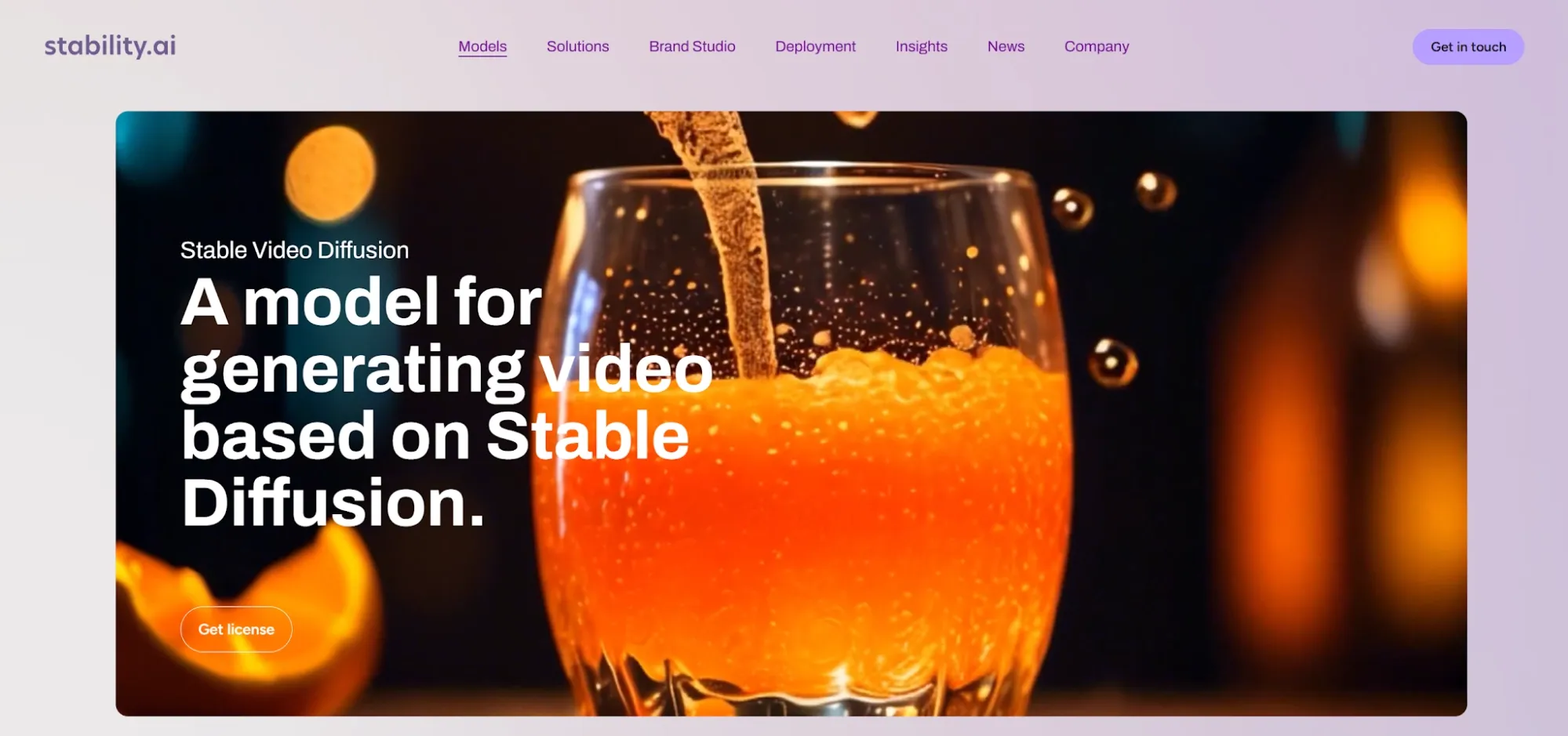 Stable Video Diffusion is mainly known for image-to-video generation