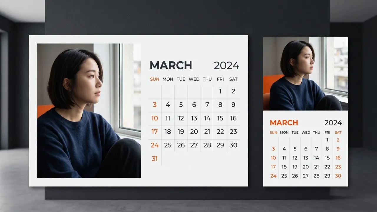 Imprima, exiba ou compartilhe seu calendário com confiança