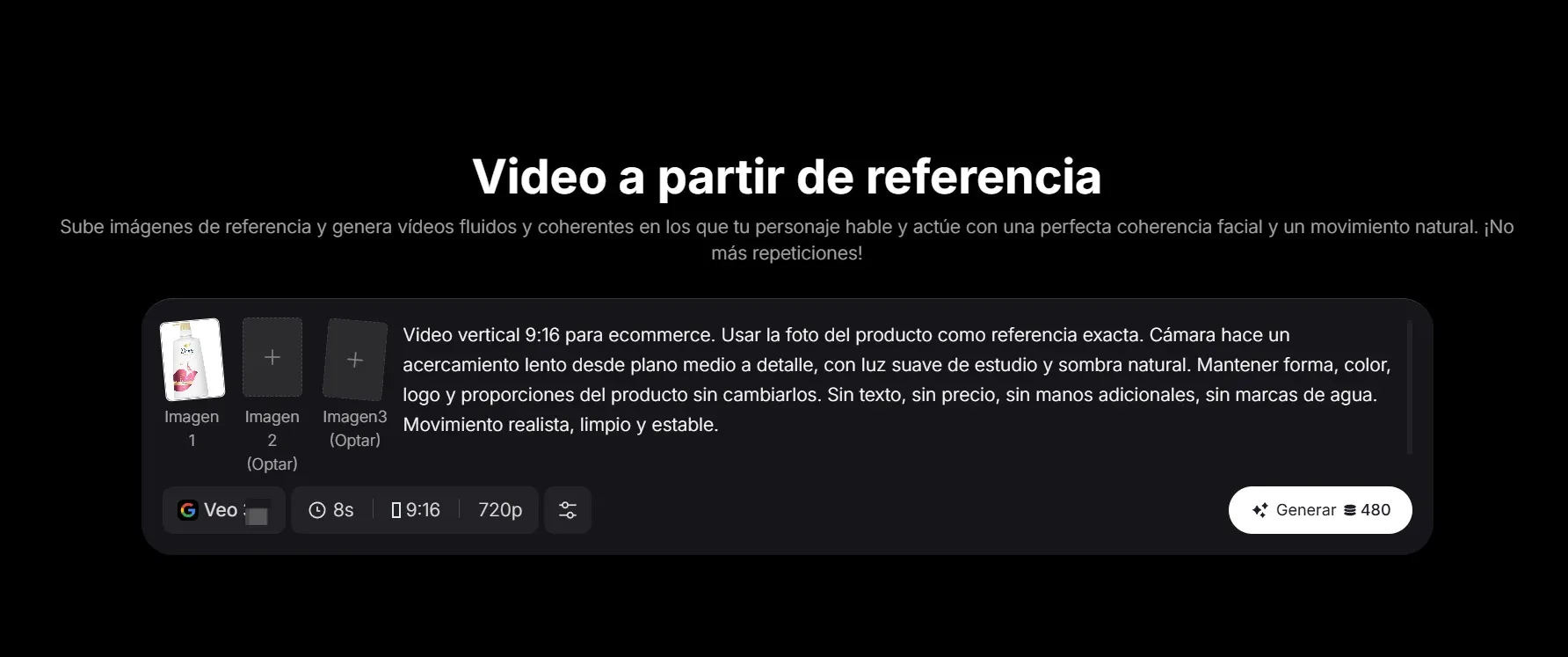 Movimiento realista, limpio y estable